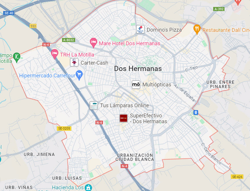 tasador de chalets Dos Hermanas