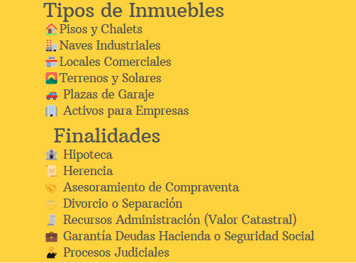 presupuesto tasaciones en Madrid