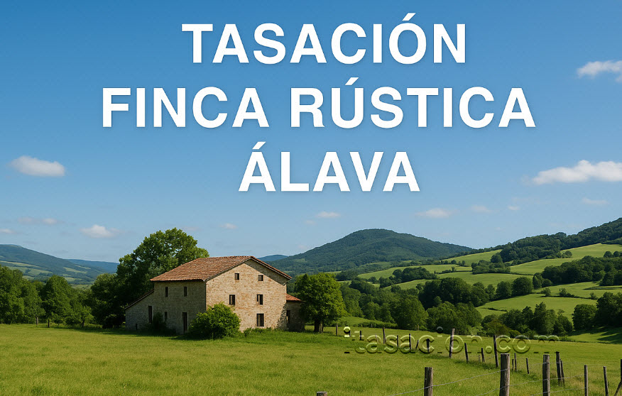 tasación finca rústica Álava