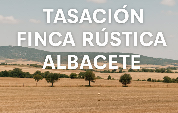 tasación finca rústica Albacete