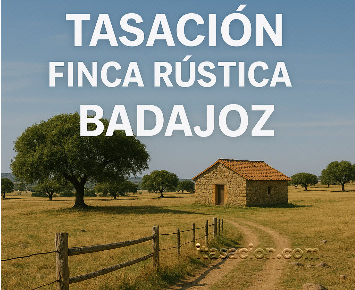 tasación finca rústica Badajoz