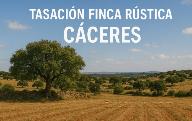 tasación finca rústica Cáceres