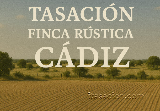 tasación finca rústica Cádiz