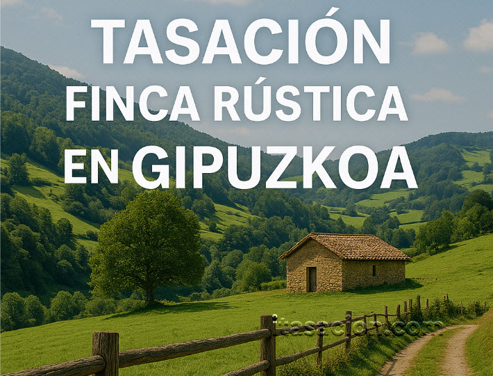 tasación finca rústica Gipuzkoa