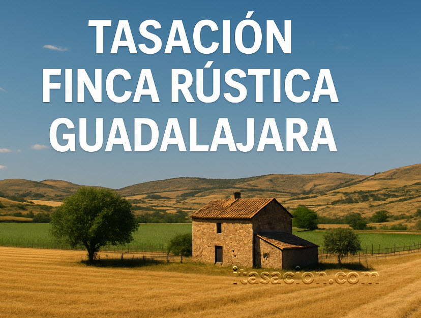 tasación finca rústica Guadalajara