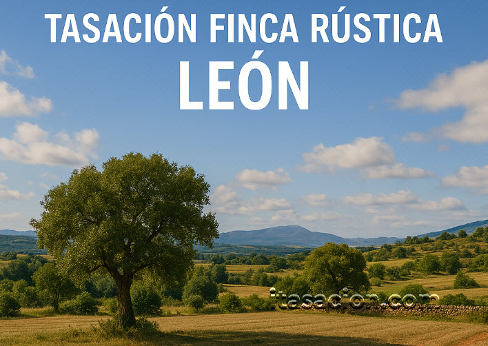 tasación finca rústica León