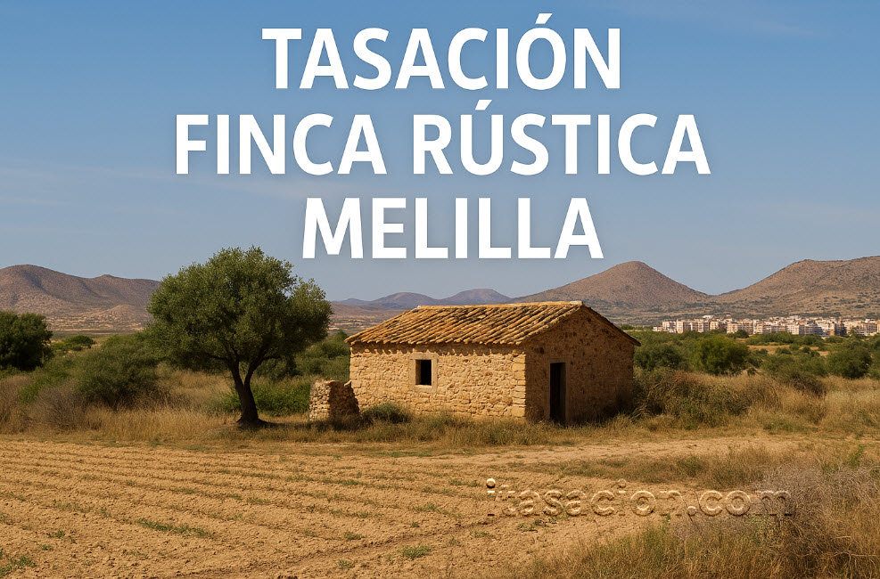 tasación finca rústica Melilla