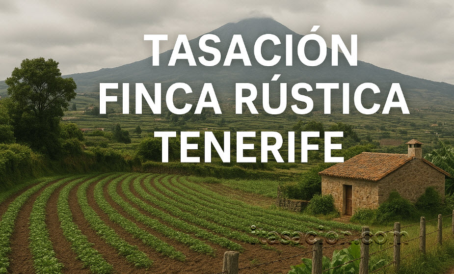 tasación finca rústica Tenerife